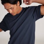 camiseta masculina de algodão allgood 884J123 índigo nebuloso Allbirds - Image 2
