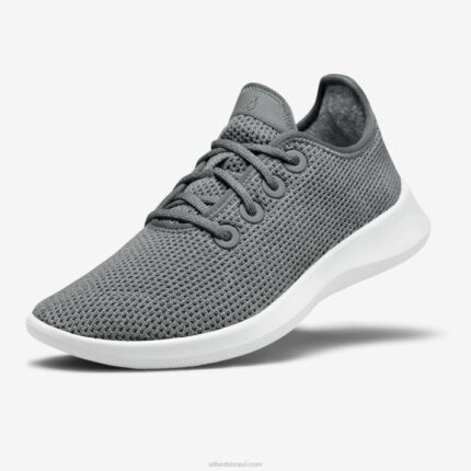 corredores de árvore masculinos 884J3 névoa (sola branca) Allbirds