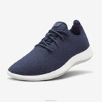 corredores de lã femininos 884J185 índigo nebuloso (sola de nevasca) Allbirds