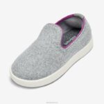 espreguiçadeiras de lã smallbirds - crianças pequenas 884J248 cinza claro (sola nevasca) Allbirds