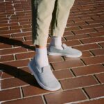 espreguiçadeiras femininas de lã 884J201 cinza manchado (sola creme) Allbirds - Image 2