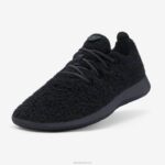 fluffs de corredor de lã masculino 884J106 preto natural Allbirds