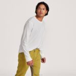 t-shirt de manga comprida de algodão allgood para homem 884J137 nevasca Allbirds - Image 2