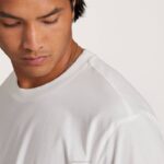 t-shirt de manga comprida de algodão allgood para homem 884J137 nevasca Allbirds - Image 3