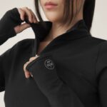 zíper de desempenho feminino 884J232 preto natural Allbirds - Image 3